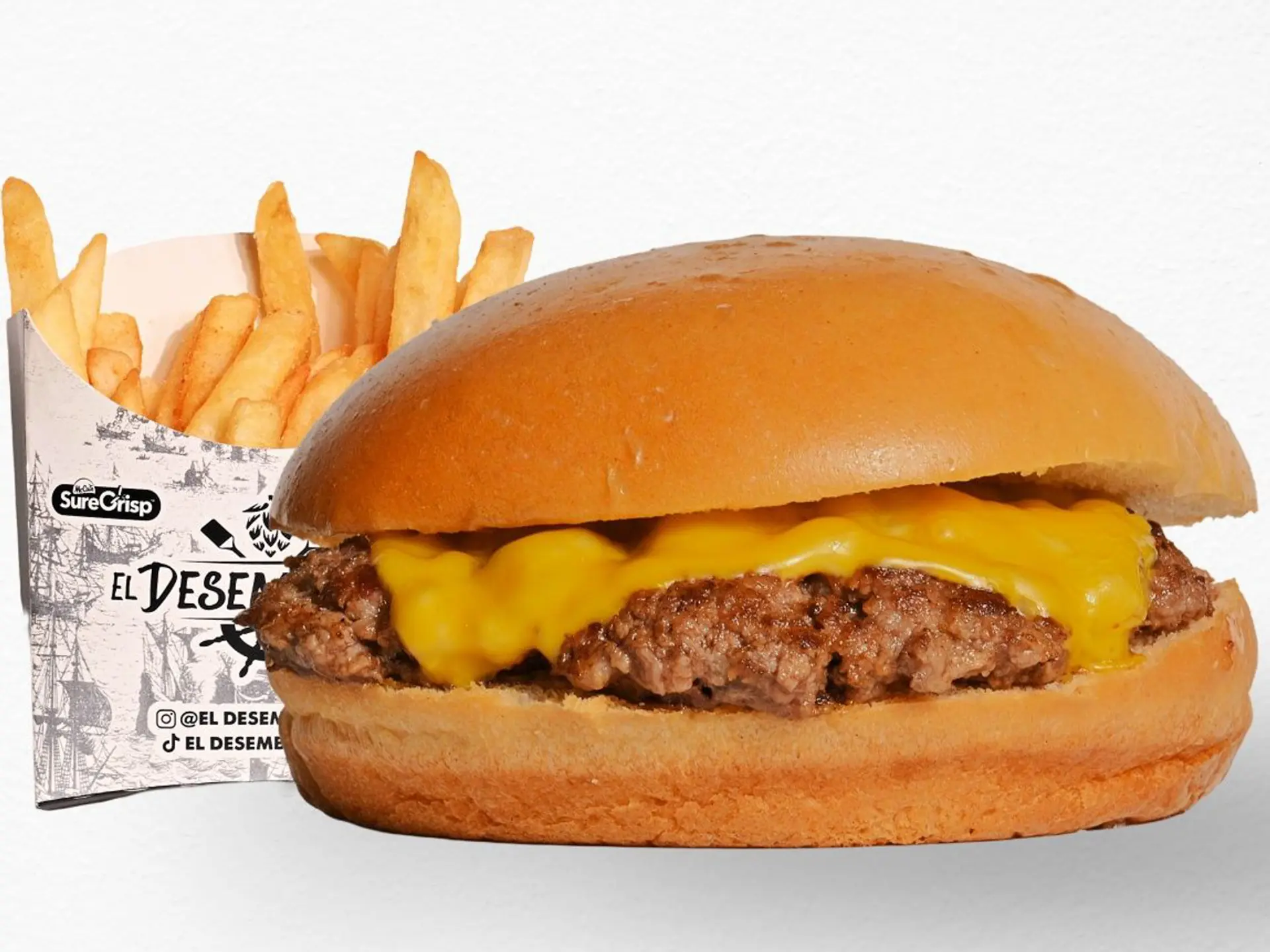 Cheese simple + papas